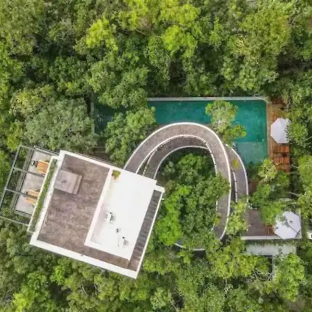 Spectacular Jungle Villa In Tulum Th 33 Terrace Gym Private Pool